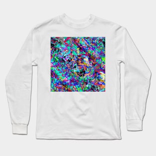 colour chaos pattern Long Sleeve T-Shirt